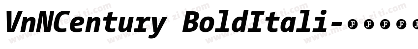 VnNCentury BoldItali字体转换